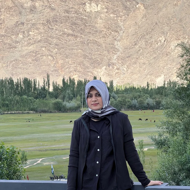 Syeda Rida Shahid, founder of RAAHI