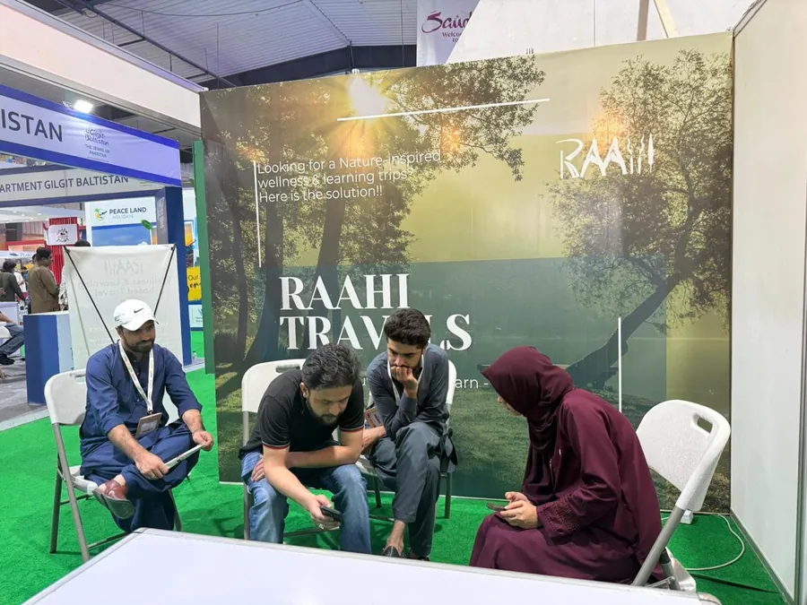 The RAAHI stand at Pakistan Travel Mart